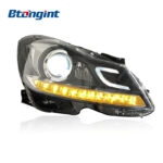 Headlight Assembly For Mercedes‑Benz W204 2011‑2014 C180 C200 C260L Retrofit LED Laser Headlamp