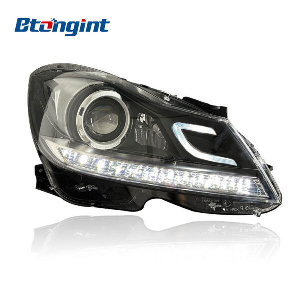 Headlight Assembly For Mercedes‑Benz W204 2011‑2014 C180 C200 C260L Retrofit LED Laser Headlamp