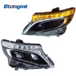 Headlight Assembly For Mercedes‑Benz VITO Retrofit High‑Spec LED DRL LED Lens Headlamp