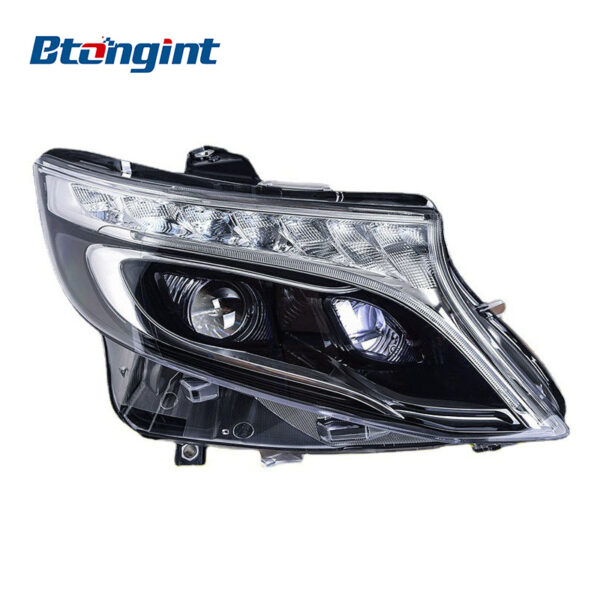 Headlight Assembly For Mercedes‑Benz VITO Retrofit High‑Spec LED DRL LED Lens Headlamp