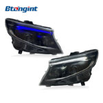 Headlight Assembly For Mercedes‑Benz VITO 2016‑2023 Retrofit LED Lens Headlamp With DRL & Sequential Turn Signal