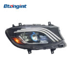 Headlight Assembly For Mercedes‑Benz Sprinter Retrofit Maybach‑Style LED DRL With Laser Lens