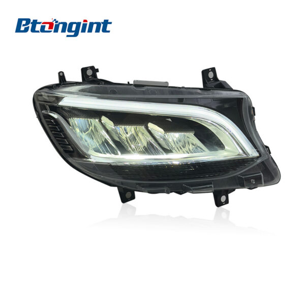 Headlight Assembly For Mercedes‑Benz Sprinter Retrofit LED Upgrade DRL & Turn Signal Headlamp