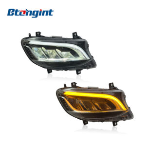 Headlight Assembly For Mercedes‑Benz Sprinter Retrofit LED Upgrade DRL & Turn Signal Headlamp