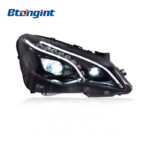 Headlight Assembly For Mercedes‑Benz E‑Class Coupe W207 E200 E260 E300 Old To New Upgrade High‑Spec Headlamp