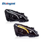 Headlight Assembly For Mercedes‑Benz E‑Class Coupe W207 E200 E260 E300 Old To New Upgrade High‑Spec Headlamp