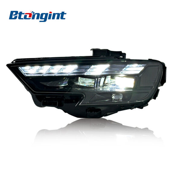 Headlight Assembly For Audi A3 2017‑2020 Retrofit 8Y Digital DRL Sequential Turn Headlamp