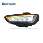 Headlight Assembly For Audi A3 2013‑2016 Retrofit New A3L Full‑LED Headlight DRL Sequential Turn Signal