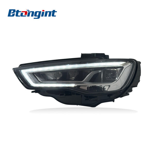 Headlight Assembly For Audi A3 2013‑2016 Retrofit New A3L Full‑LED Headlight DRL Sequential Turn Signal