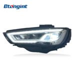 Headlight Assembly For Audi A3 2013‑2016 Retrofit New A3L Full‑LED Headlight DRL Sequential Turn Signal