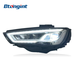 Headlight Assembly For Audi A3 2013‑2016 Retrofit New A3L Full‑LED Headlight DRL Sequential Turn Signal