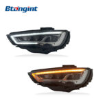 Headlight Assembly For Audi A3 2013‑2016 Retrofit New A3L Full‑LED Headlight DRL Sequential Turn Signal