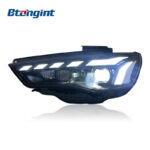 Headlight Assembly For Audi A3 2013‑2016 Retrofit Full‑LED Headlight With Auxiliary DRL Sequential Turn