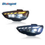 Headlight Assembly For Audi A3 2013‑2016 Retrofit Full‑LED Headlight With Auxiliary DRL Sequential Turn