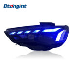 Headlight Assembly For Audi A3 2013‑2016 Retrofit Full‑LED Headlight With Auxiliary DRL Sequential Turn