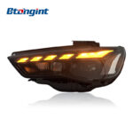 Headlight Assembly For Audi A3 2013‑2016 Retrofit Full‑LED Headlight With Auxiliary DRL Sequential Turn