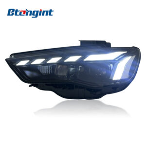 Headlight Assembly For Audi A3 2013‑2016 Retrofit Full‑LED Headlight With Auxiliary DRL Sequential Turn
