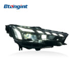 Headlight Assembly For Audi A4L 2017‑2019 Retrofit RS‑Style LED Lens Sequential Turn DRL