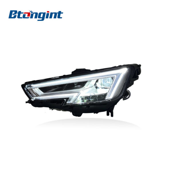 Headlight Assembly For Audi A4L 2017‑2019 Retrofit High‑Spec Matrix LED DRL Headlamp