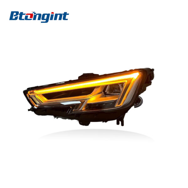 Headlight Assembly For Audi A4L 2017‑2019 Retrofit High‑Spec Matrix LED DRL Headlamp