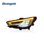 Headlight Assembly For Audi A4L 2017‑2019 Retrofit High‑Spec Matrix LED DRL Headlamp