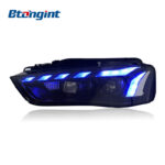 Headlight Assembly For Audi A4L 2013‑2016 Retrofit LED Lens Sequential DRL Turn Signal