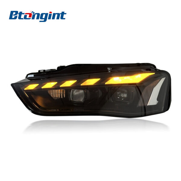 Headlight Assembly For Audi A4L 2013‑2016 Retrofit LED Lens Sequential DRL Turn Signal