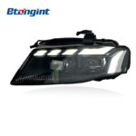 Headlight Assembly For Audi A4 2008‑2012 Retrofit RS‑Style Matrix LED DRL Headlamp
