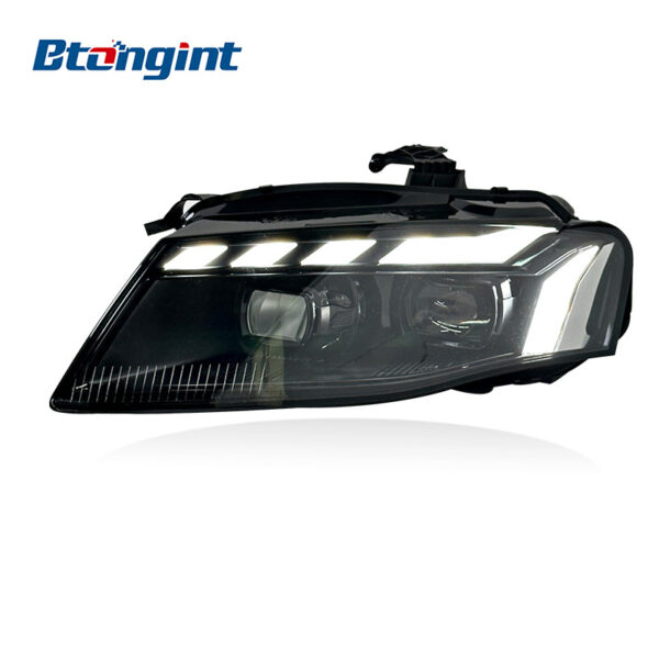 Headlight Assembly For Audi A4 2008‑2012 Retrofit RS‑Style Matrix LED DRL Headlamp
