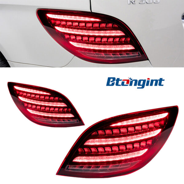 Tail Light Assembly For Mercedes‑Benz R‑Class W251 2010‑2017 Retrofit Maybach‑Style LED Sequential Turn Tail Lamp