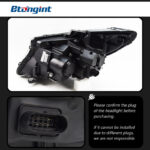 Headlight Assembly For Mercedes‑Benz Vito 2016‑2022 Retrofit High‑Spec LED Lens DRL Turn Headlamp