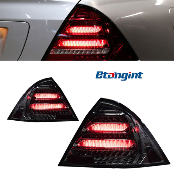 Tail Light Assembly For Mercedes‑Benz C‑Class W203 2000‑2006 Retrofit LED Running Brake Sequential Turn Tail Lamp