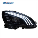 Headlight Assembly For Mercedes‑Benz C‑Class W204 2007‑2010 Retrofit LED Lens Headlamp For C200/C260/C300