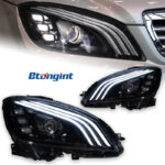 Headlight Assembly For Mercedes‑Benz C‑Class W204 2007‑2010 Retrofit LED Lens Headlamp For C200/C260/C300