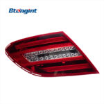 For 2007‑2013 Mercedes‑Benz C‑Class W204 Tail Light Assembly, Old To New Style LED Brake Light, OEM‑Similar Look.