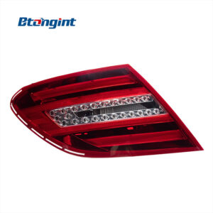 For 2007‑2013 Mercedes‑Benz C‑Class W204 Tail Light Assembly, Old To New Style LED Brake Light, OEM‑Similar Look.