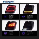 For 2007-2015 Mercedes-Benz GLK Tail Light Assembly, Upgrade LED Running Brake Light Sequential Turn Signal Lamp