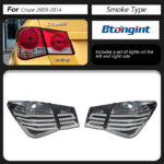 For 2009‑2013 Mercedes‑Benz E‑Class W212 Tail Light Assembly, Upgrade New‑Style LED Running, Brake & Turn Signal Lamp