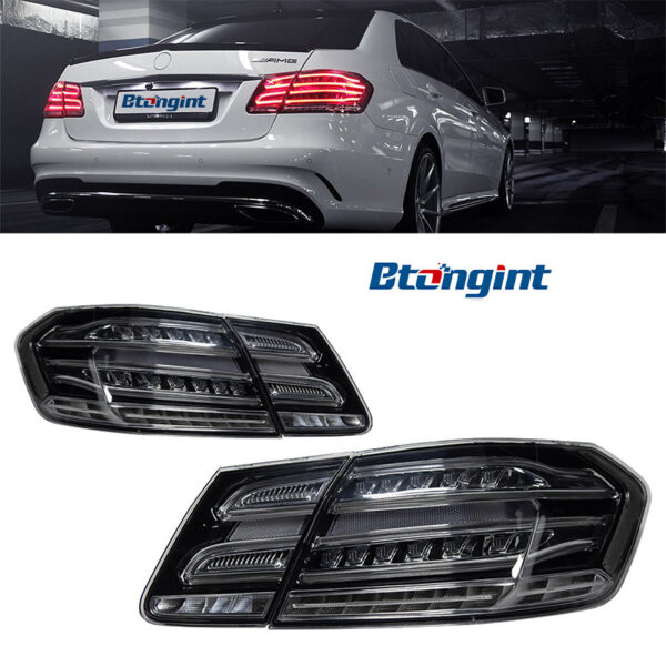 For 2009‑2013 Mercedes‑Benz E‑Class W212 Tail Light Assembly, Upgrade New‑Style LED Running, Brake & Turn Signal Lamp