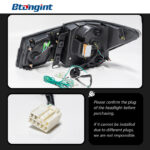 For 2009‑2014 Chevrolet Cruze Tail Light Assembly, Modified Mercedes‑Benz Style LED Rear Tail Lights.