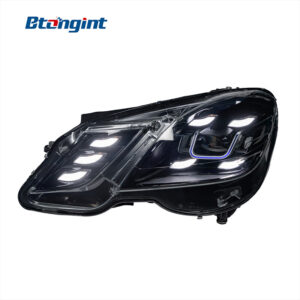 For 2010‑2013 Mercedes‑Benz E‑Class W212 Headlight Assembly, Upgrade LED Lens DRL Sequential Turn Signal Lamp