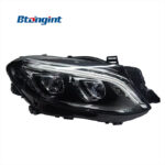 For 2012‑2015 Mercedes‑Benz GLE W166 Headlight Assembly, Upgrade LED Lens Headlight & Daytime Running Light