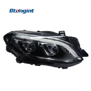 For 2012‑2015 Mercedes‑Benz GLE W166 Headlight Assembly, Upgrade LED Lens Headlight & Daytime Running Light