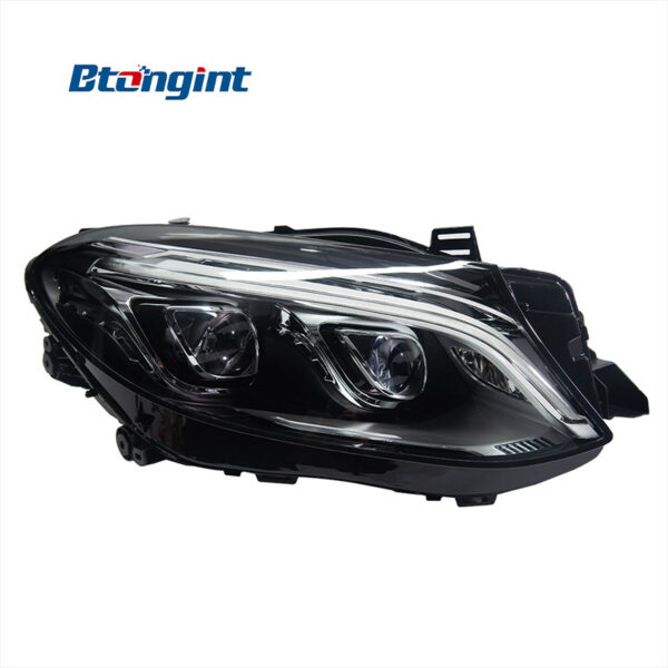 For 2012‑2015 Mercedes‑Benz GLE W166 Headlight Assembly, Upgrade LED Lens Headlight & Daytime Running Light
