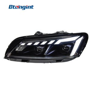 For 2011-2016 Volkswagen Passat B7 Headlight Assembly – Audi Style LED Headlights with Projector Lens & Sequential Turn Signal