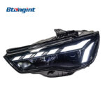 For 2013-2016 Audi A3 8V Headlight Assembly – RS Style LED Projector Headlights with Sweeping DRL & Sequential Turn Signal