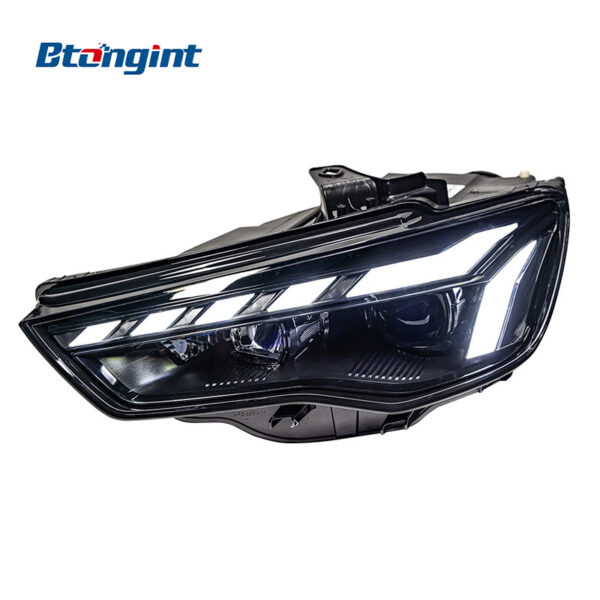 For 2013-2016 Audi A3 8V Headlight Assembly – RS Style LED Projector Headlights with Sweeping DRL & Sequential Turn Signal