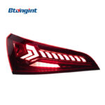 For 2009‑2015 Audi Q5 Tail Light Assembly Retrofit Q7‑Style Dynamic LED Sequential Flowing Turn Signal Rear Lamp