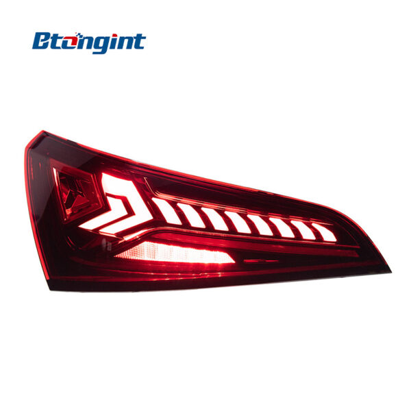 For 2009‑2015 Audi Q5 Tail Light Assembly Retrofit Q7‑Style Dynamic LED Sequential Flowing Turn Signal Rear Lamp