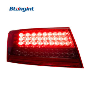 For 2005‑2008 Audi A6L C6 Tail Light Assembly Retrofit LED Running Brake Rear Fog Lamp, Sequential Flowing Turn Signal